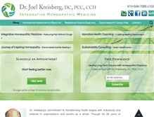 Tablet Screenshot of drkreisberg.com